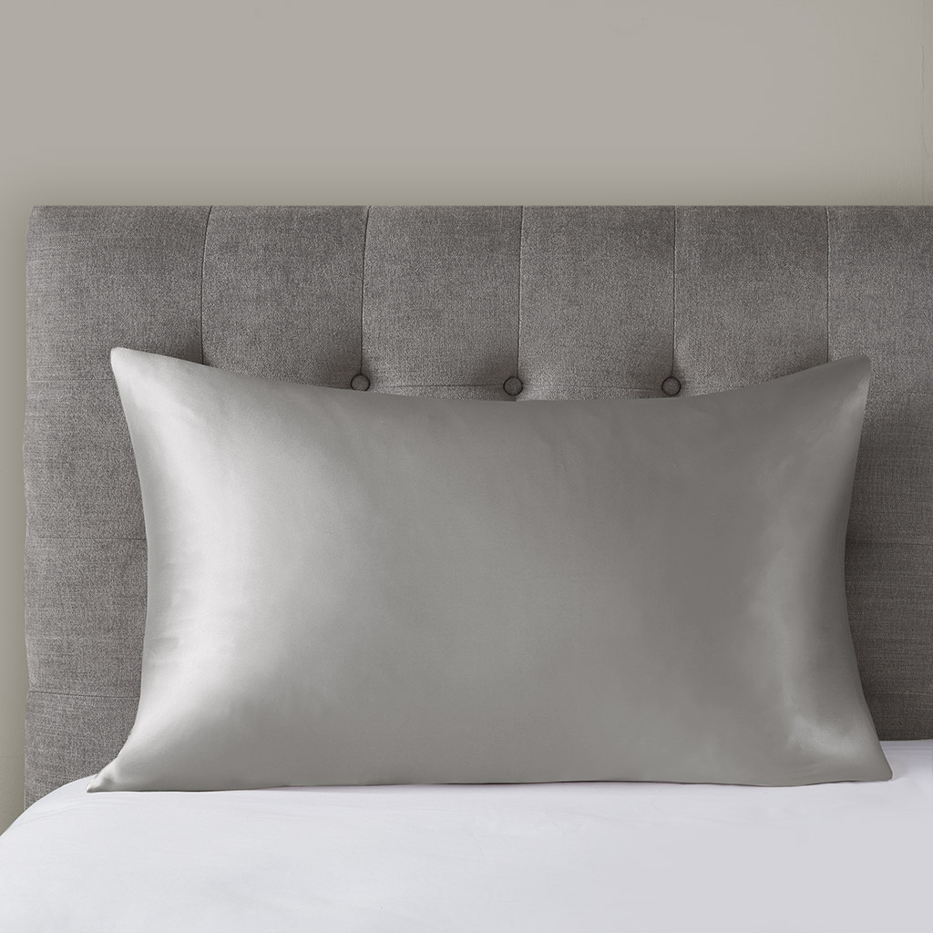 Cocoonzzz 100% Mulberry Silk Platinum Grey Pillowcase