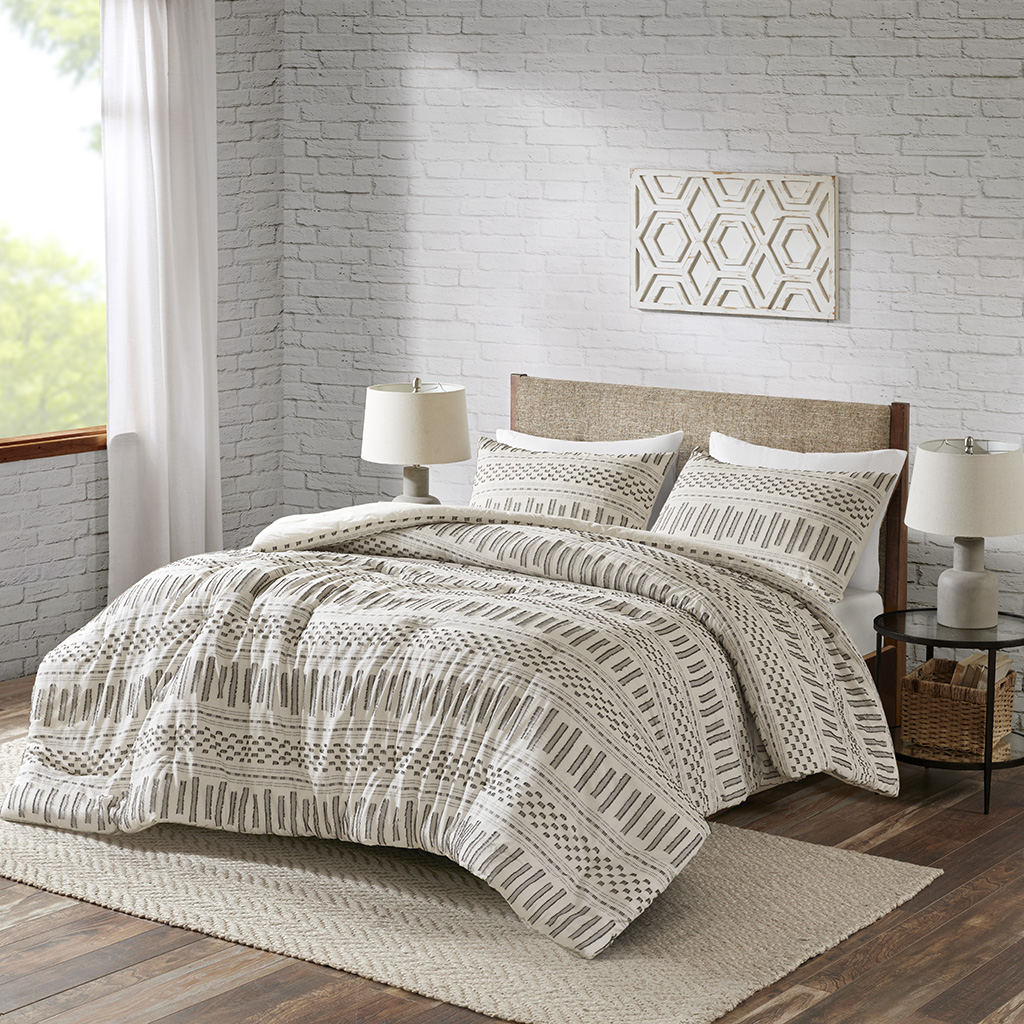 INK+IVY Rhea Cotton Jacquard Comforter Mini Set | Designer Living