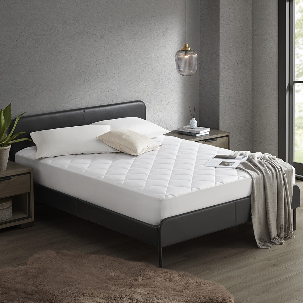 Sharper Image King Mattress Pad – Overfilled, Cooling Jersey Knit, Fits Up To 18 Inch Mattress, OEKO-TEX Certified - View #13
