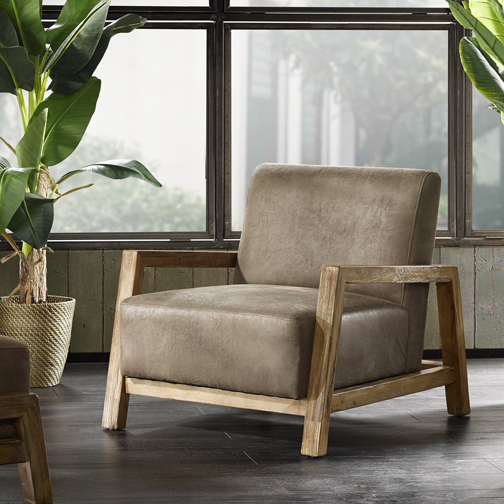 4リーフ様IDEA イデア ヴィンテージ チェア INK+IVY Rocket Seafoam Tufted Lounge Arm Chair IIF18-0058 - The