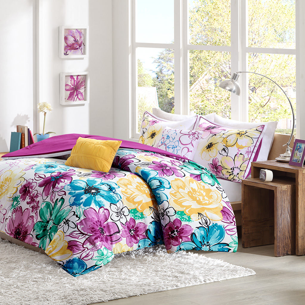 Intelligent Design - Olivia Comforter Set - Blue - Twin/Twin XL, image size:1024x1024